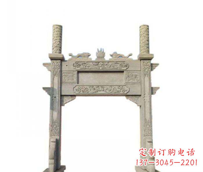 昆明产品名称中领雕塑-牌坊石雕
