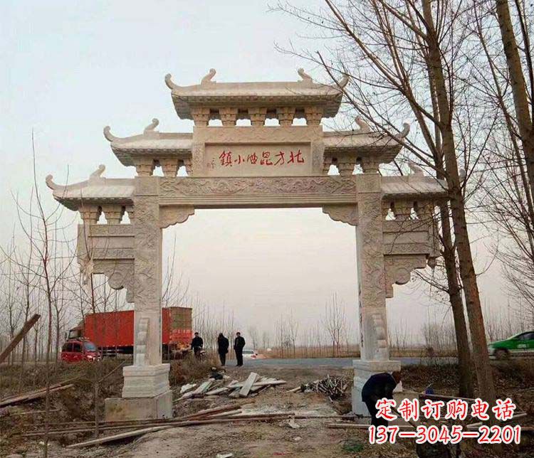 昆明大理石牌坊石雕