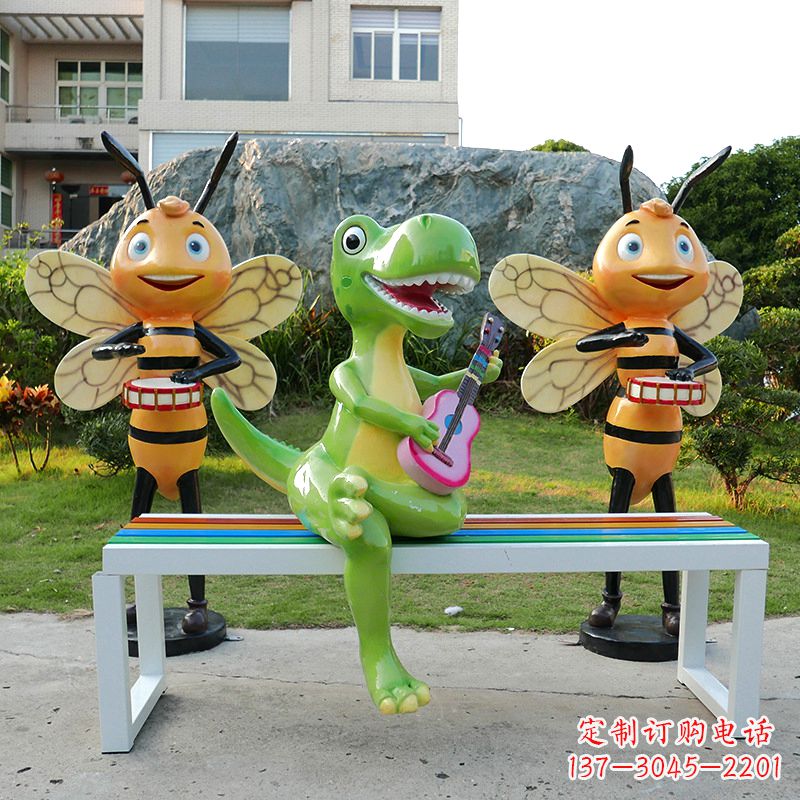 昆明吉他恐龙雕塑