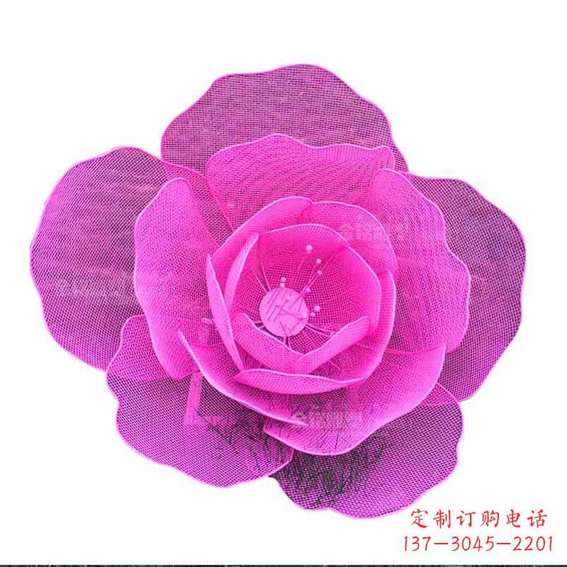 昆明精美玫瑰金属雕塑