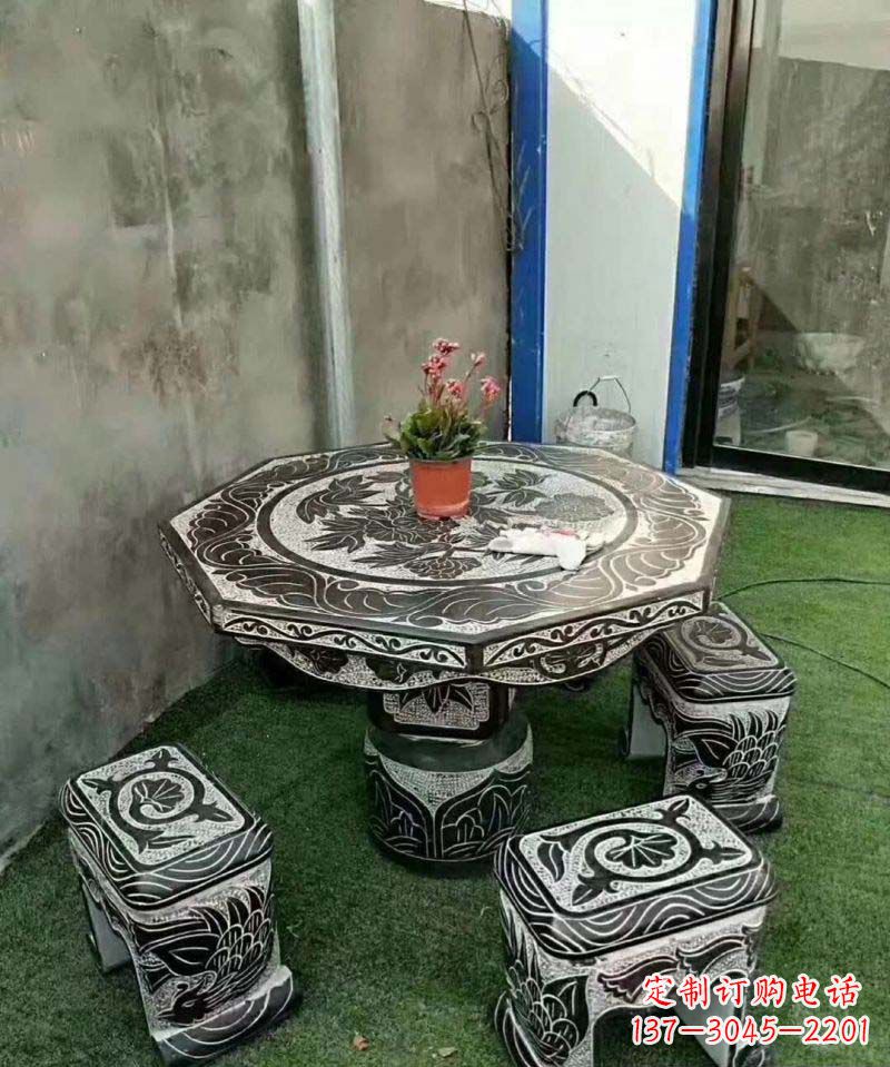 昆明多边形石桌凳