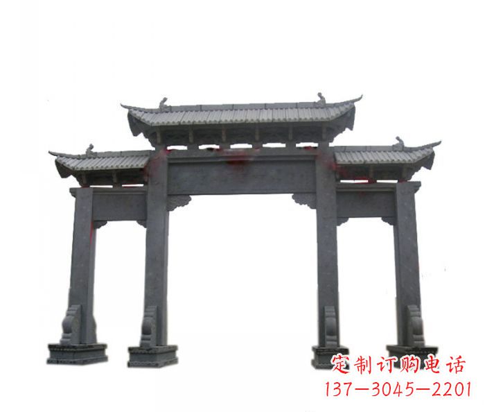 昆明精美仿古牌坊石雕