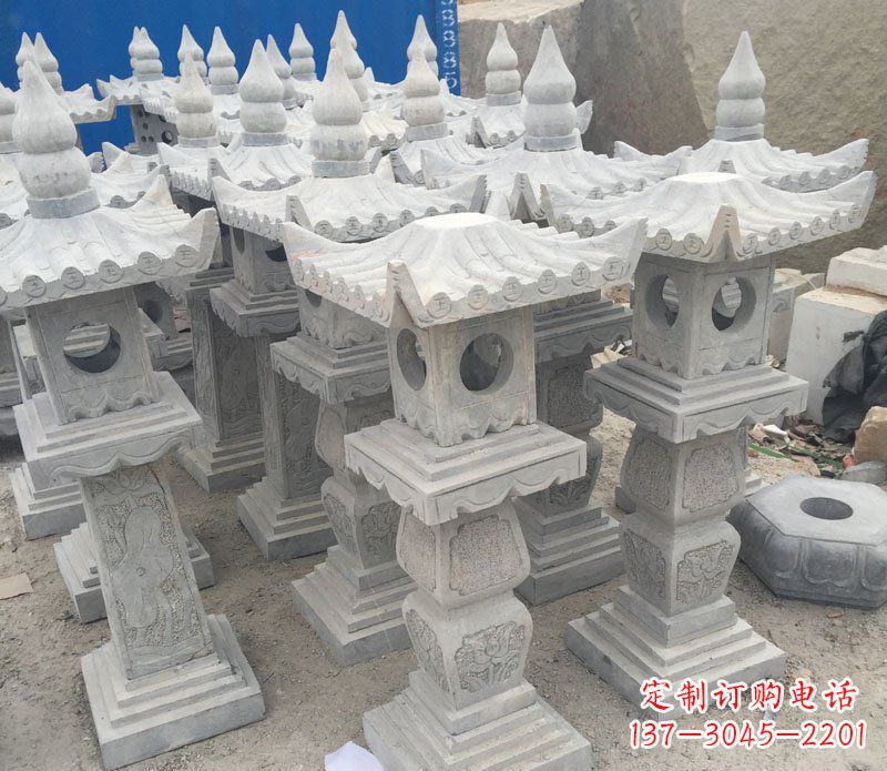 昆明仿古石灯园林景观石雕
