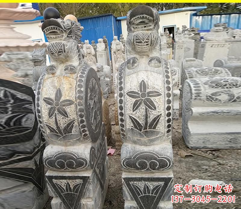 昆明仿古石门墩雕塑,传承历史文化