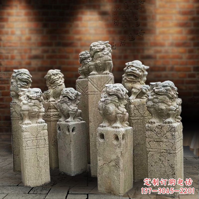 昆明仿古栓马雕塑