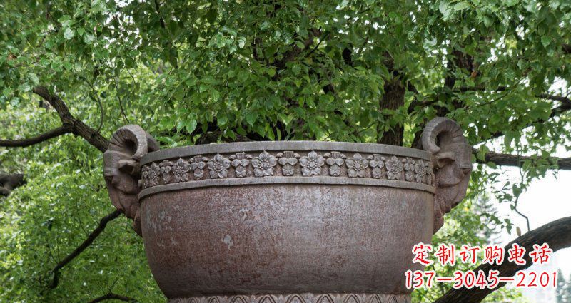 昆明中领雕塑仿古水缸铜雕