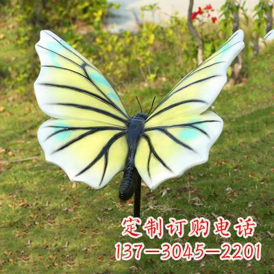 昆明色彩丰富的仿真蝴蝶雕塑