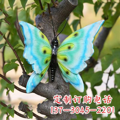 昆明蓝色蝴蝶雕塑