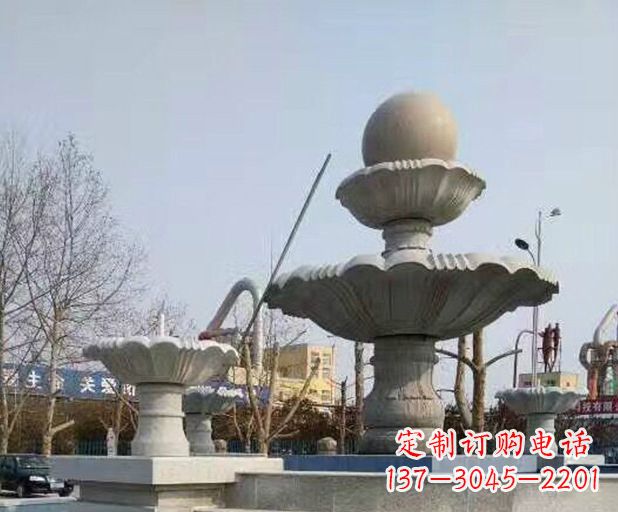 昆明风水球大型喷泉石雕