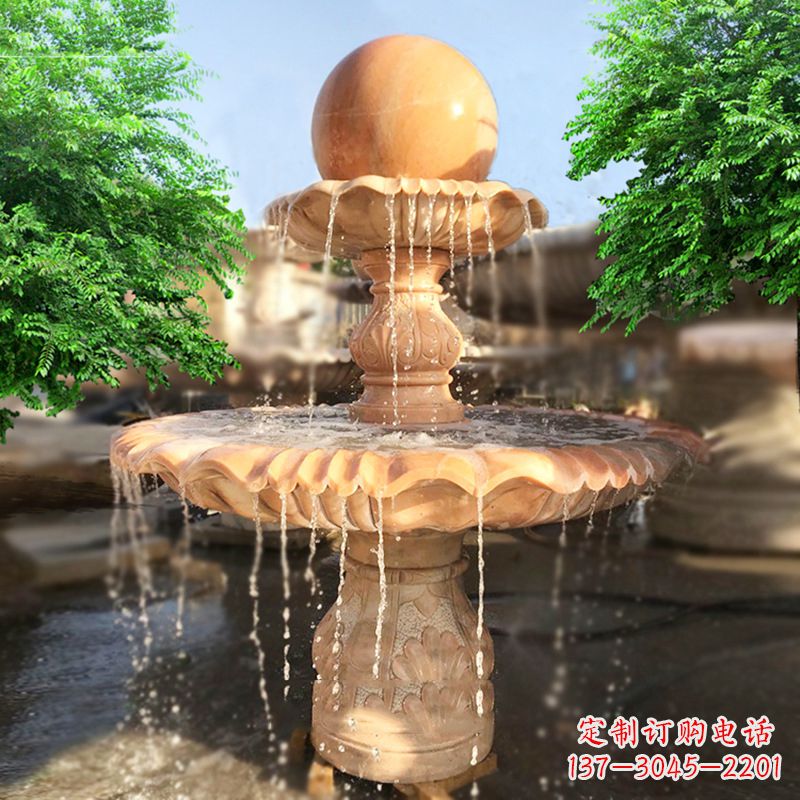 昆明精致别致的风水球雕塑