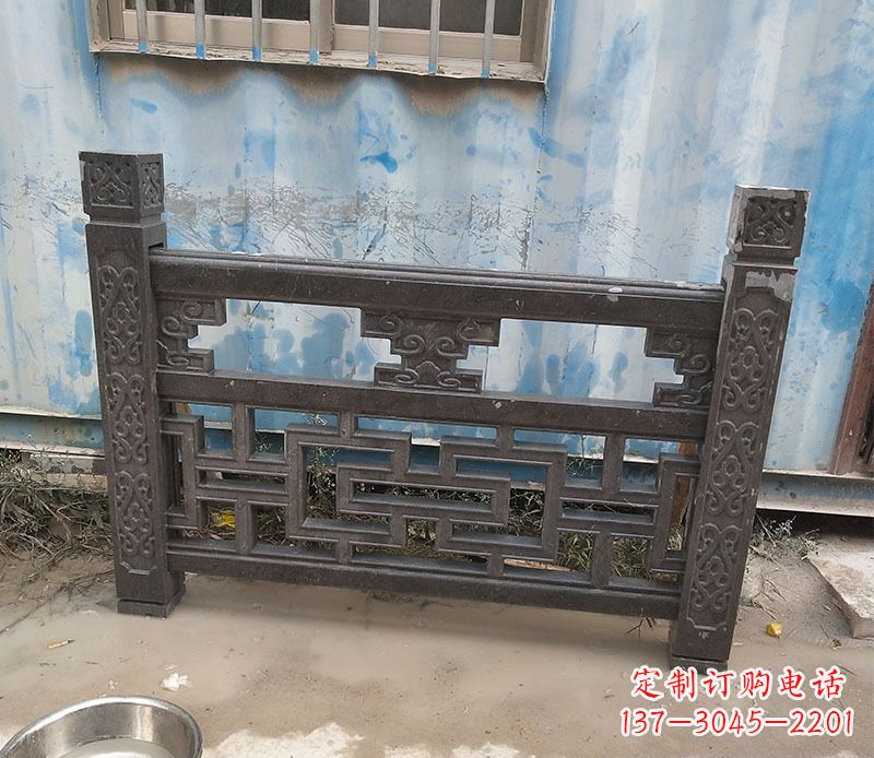 昆明集乐馆大理石栏板雕塑