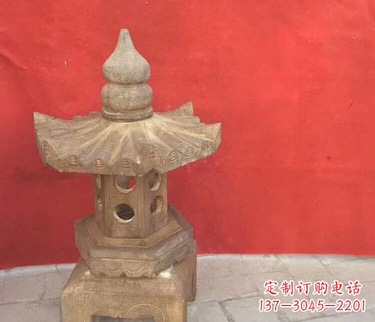 昆明景观仿古石灯雕塑