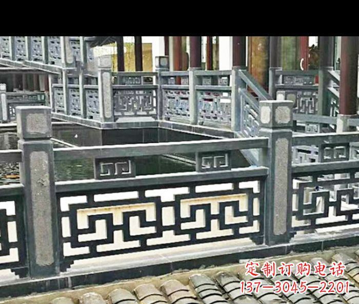 昆明中领雕塑精致仿古石栏板