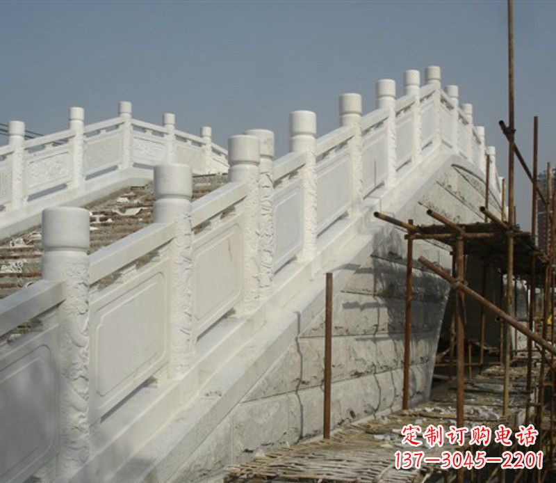 昆明公园汉白玉栏板景观石雕