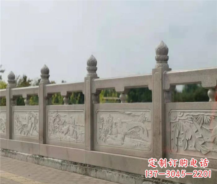 昆明公园景观大理石浮雕栏板 (4)