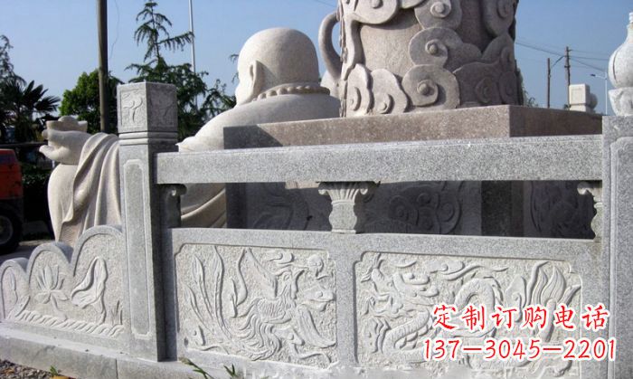 昆明公园景观大理石栏板石雕_1