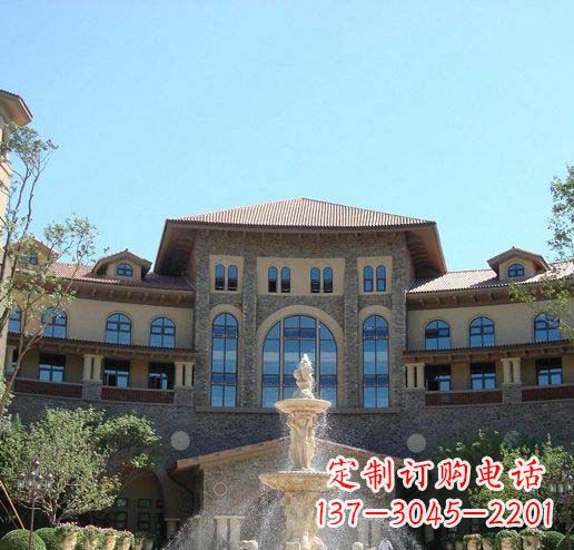 昆明定制欧式古典喷泉大理石雕塑