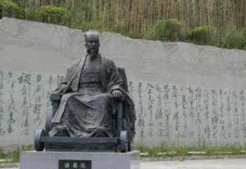 昆明古典诸葛亮雕塑