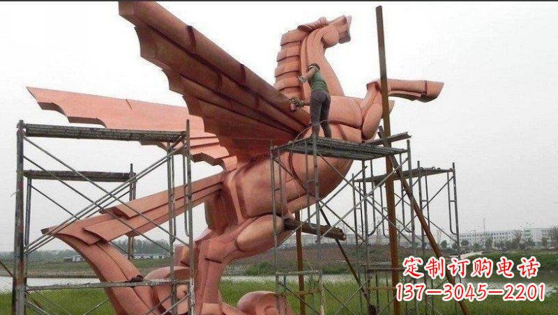 昆明飞马铜雕:完美艺术品
