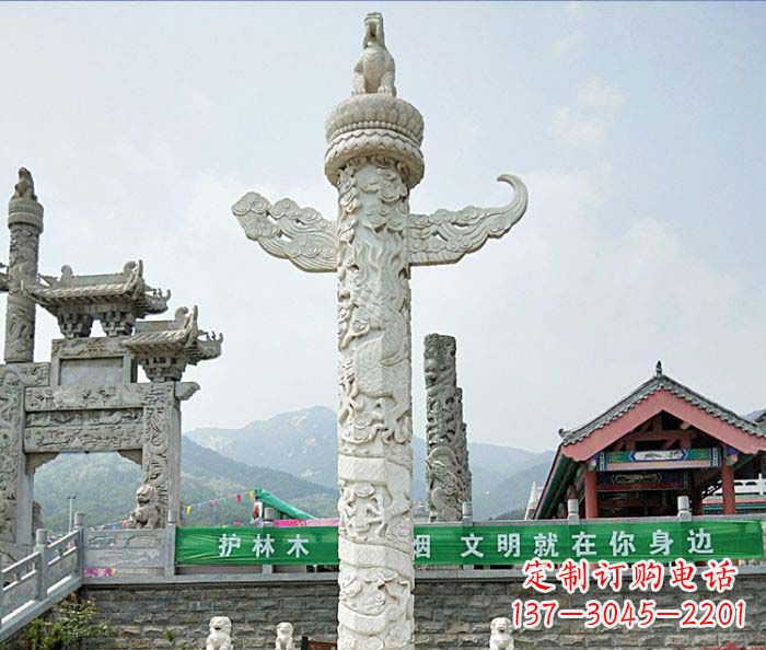昆明广场景观大理石华表石雕