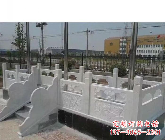 昆明完美的城市景观--汉白玉升旗台石雕