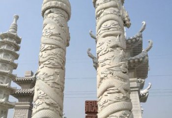 昆明传承雄风，精美绝伦的盘龙柱石雕