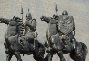 昆明中领雕塑推出的将军铜雕以古代将军的形象为…