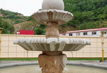 昆明中领雕塑海螺石雕喷泉精致装点室外空间