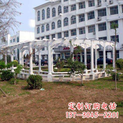 昆明汉白玉雕花架,完美融合欧式石雕