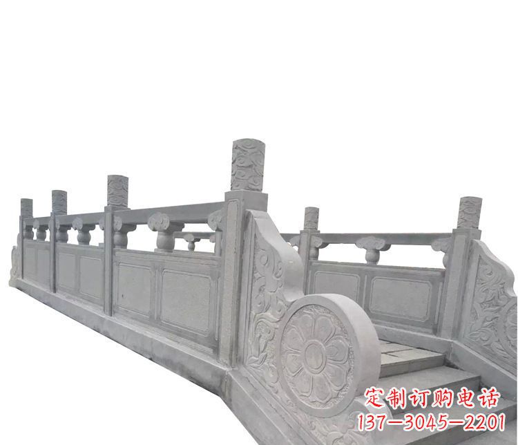 昆明中领雕塑精美的大理石栏板石雕
