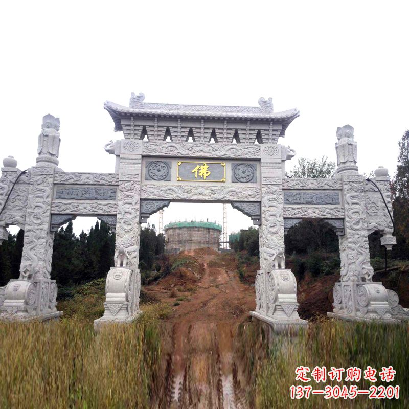 昆明景区入口石牌坊雕塑，为您塑造独一无二的精美雕塑