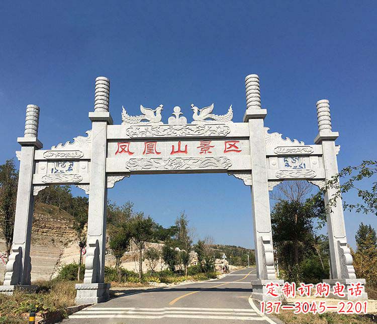 昆明中领雕塑:高质量牌坊石雕