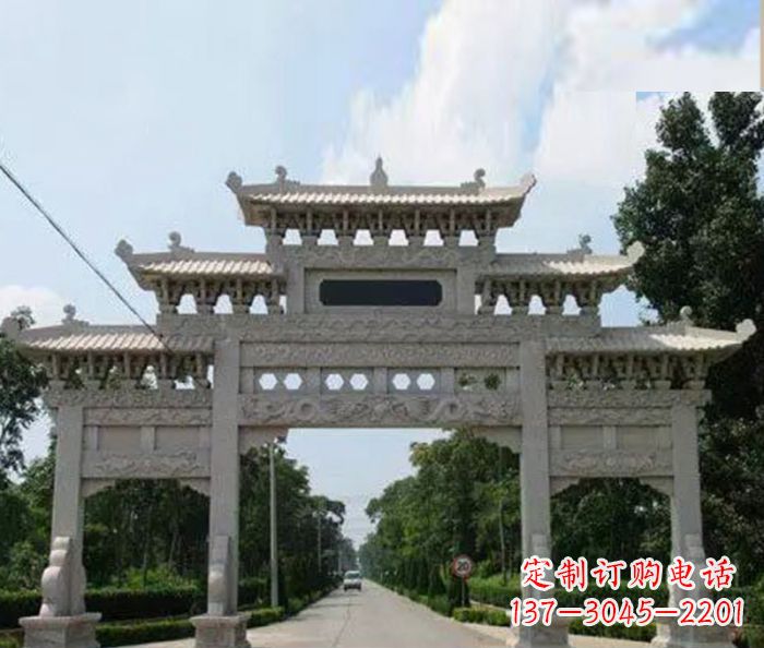 昆明高品质牌坊石雕,专为客户量身定制