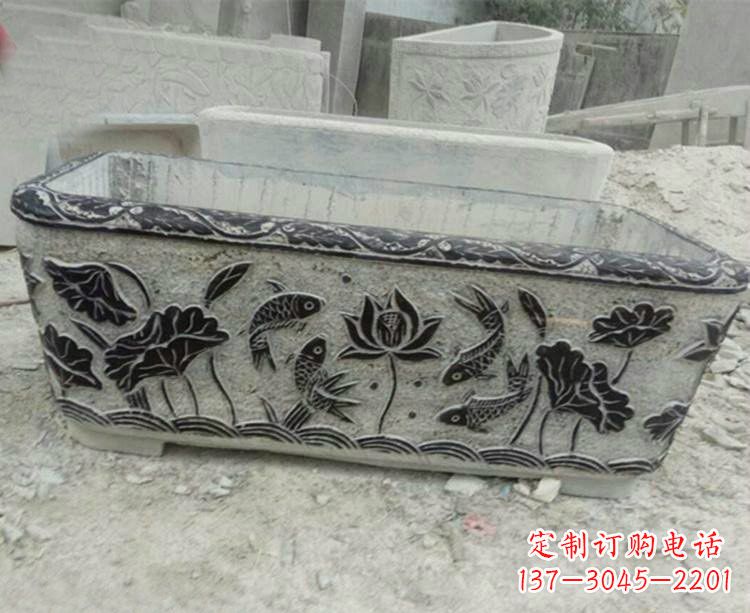 昆明浮雕仿古式水缸雕塑,令人惊艳