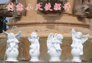 昆明中领雕塑：汉白玉小天使雕塑