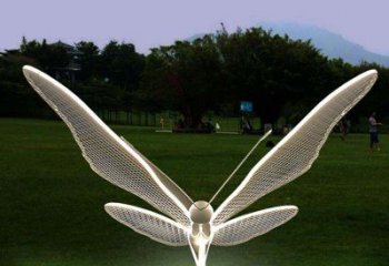 昆明花园不锈钢装饰蝴蝶雕塑