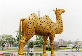昆明中领雕塑：骆驼雕塑精美绝伦