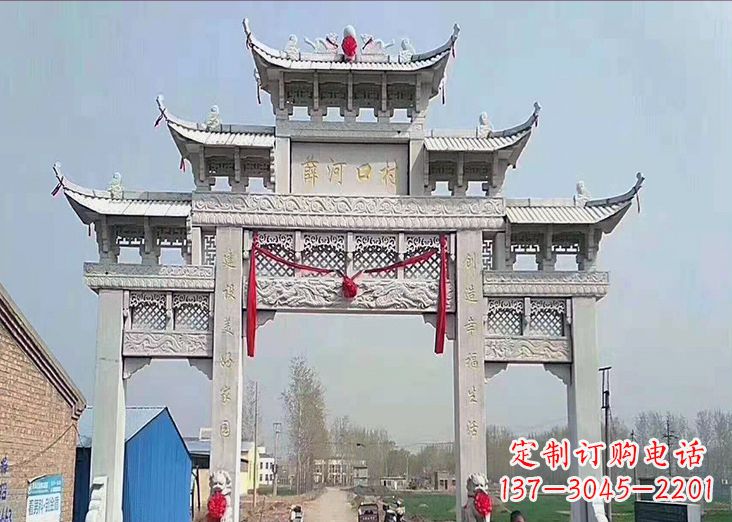 昆明牌坊石雕龙