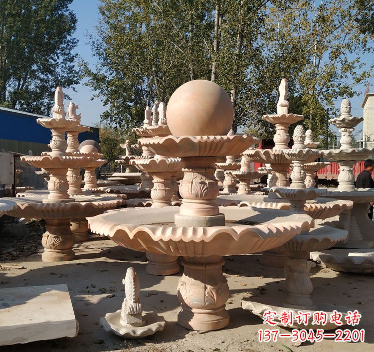 昆明中领雕塑砂岩喷泉雕塑