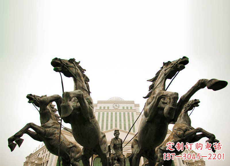 昆明优雅马车雕塑,精致雕琢,点缀你的生活