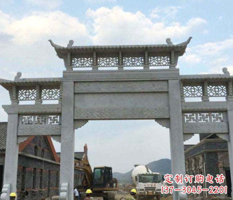 昆明牌坊大理石石雕:显露美丽的古典风情