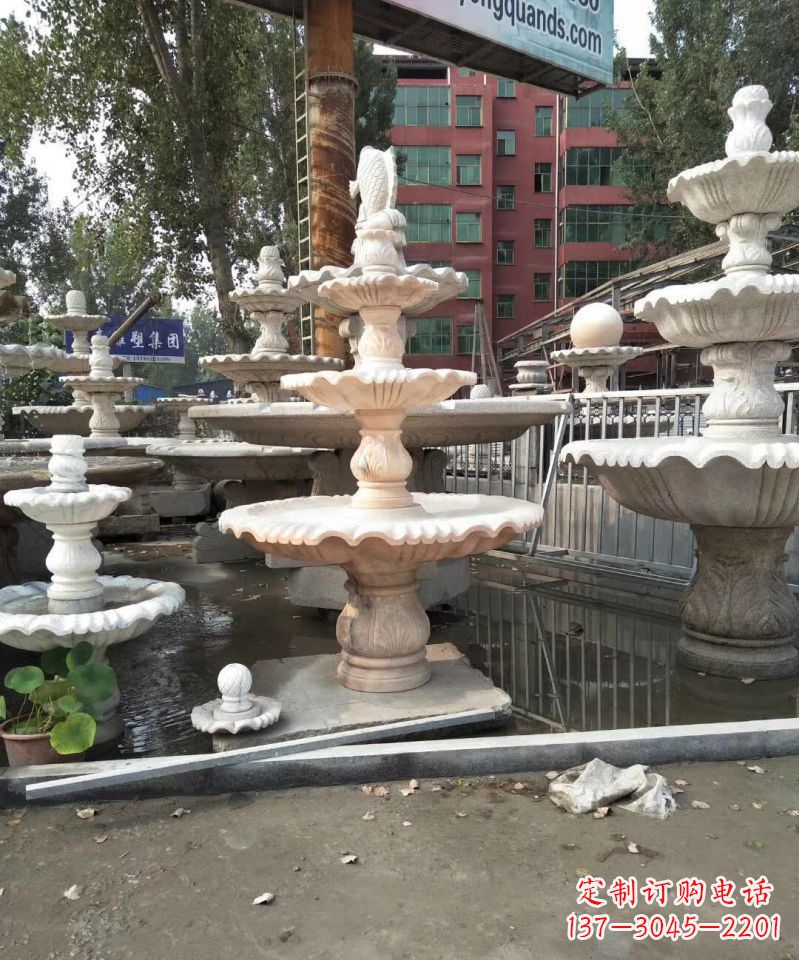 昆明中国传统石雕喷泉,雕刻艺术之美