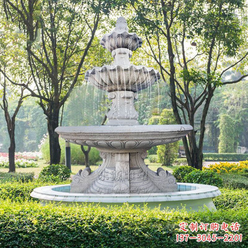 昆明石雕喷泉 喷水池