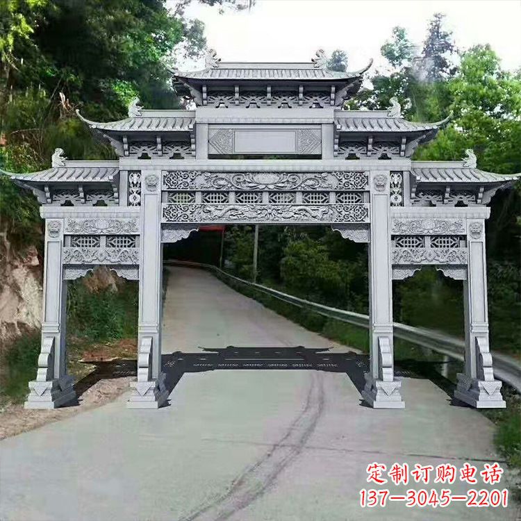 昆明石牌楼青石牌坊
