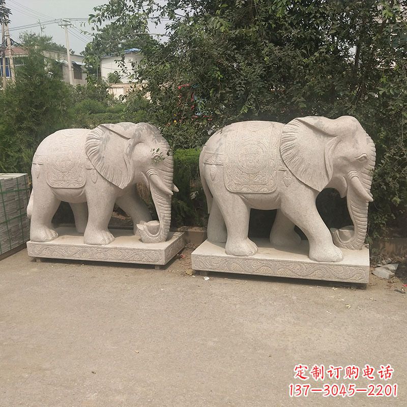 昆明石头大象雕塑
