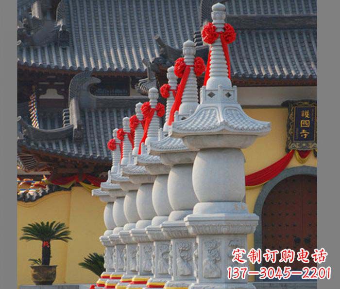 昆明寺庙景观舍利塔石雕