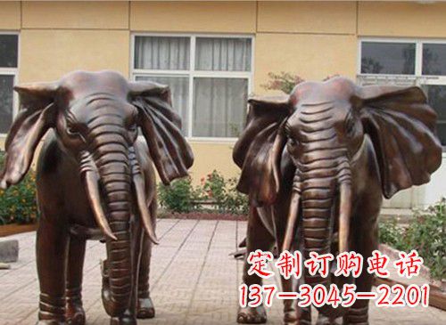 昆明铜雕大象222