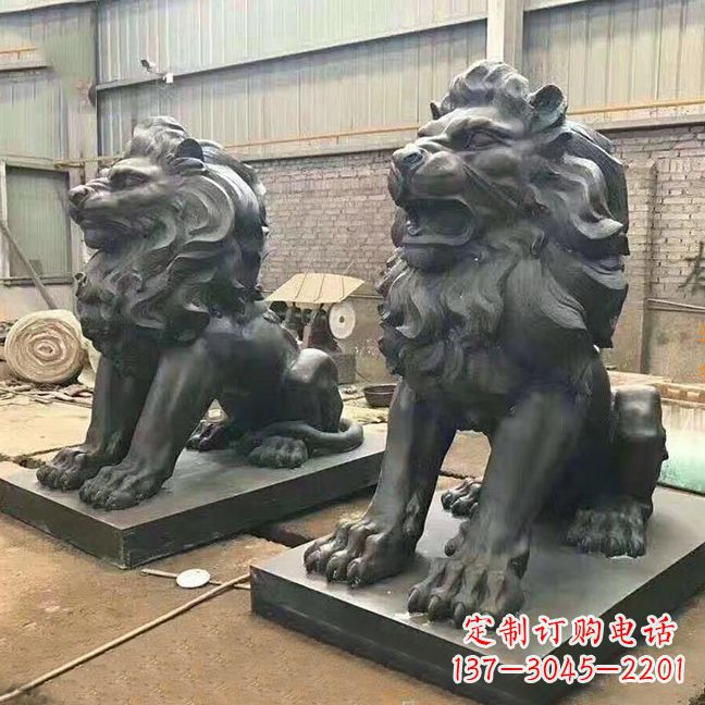 昆明铜雕汇丰狮子