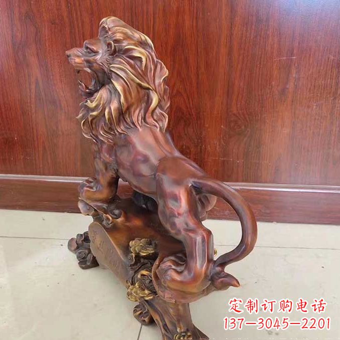 昆明铜雕狮子动物雕塑摆件