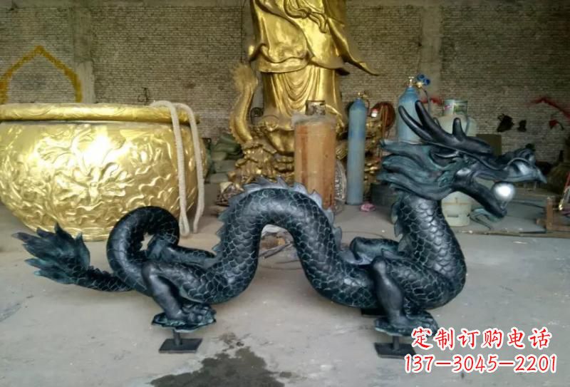 昆明铜雕双龙戏珠222